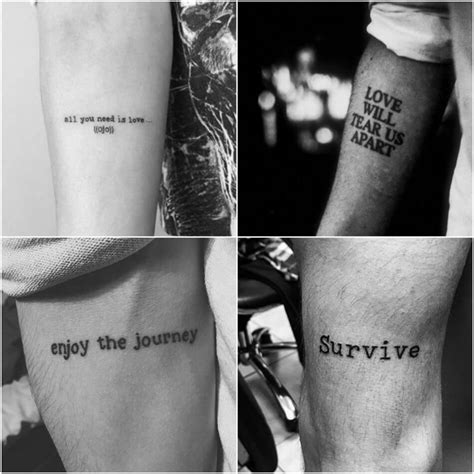 quote tattoo ideas|short quote tattoos for guys.